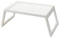 KLIPSK Bed tray, white(คลิปสก์ ถาดวางอาหารบนเตียง, สีขาว)