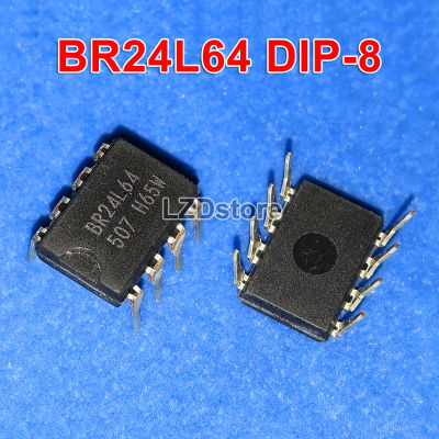 2ชิ้นจุ่ม BR24L64-8 BR24L64-W DIP8 IC ชิปความจำใหม่เดิม