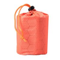 1pc Camping Sleeping Bag Storage Package Pouch Waterproof Compression Stuff Sack Bag Heat-reflective Nylon Cloth Portable Bag