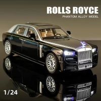 1:24 Rolls Royce Phantom Mansory Alloy Car รุ่น Diecasts โลหะของเล่นยานพาหนะ Sound Light จำลองของสะสมของเล่นเด็ก Gift