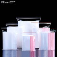 100pcs/pack Resealable Zip Lock Bags Self Seal Clear Plastic Poly Bag Food Storage Package Reclosable Vacuum Fresh Bag