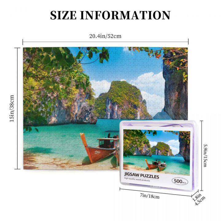 ko-phi-phi-thailand-wooden-jigsaw-puzzle-500-pieces-educational-toy-painting-art-decor-decompression-toys-500pcs