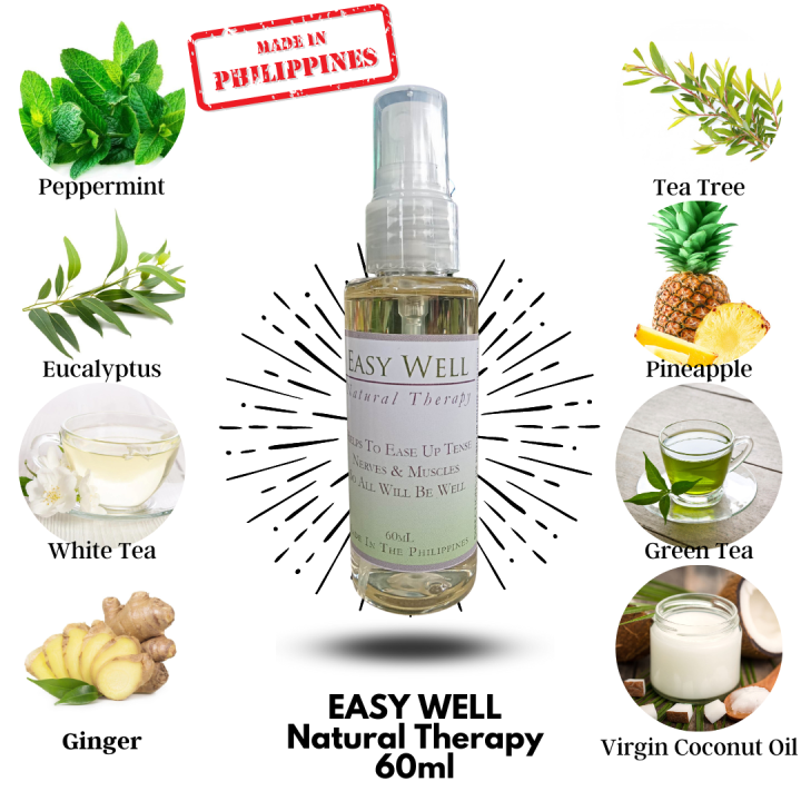 EASY WELL NATURAL AROMATIC PAIN RELIEVER OIL GINGER BALM ANTI ITCH