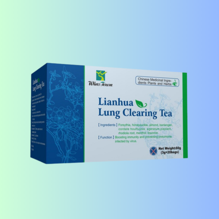 Wins Town Lian Hua Lung Cleansing Tea, Chinese Herbal Medicine Lungs