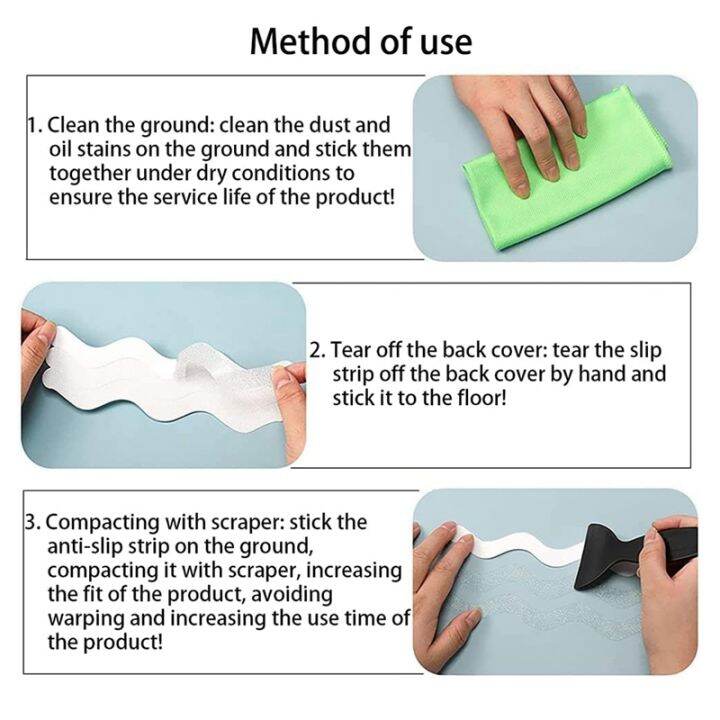 bath-grip-stickers-24-pcs-anti-slip-strips-for-shower-with-2-pcs-scraper-non-slip-strips-pad-bathtub-flooring-tape-mat