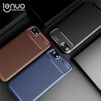 Lenuo เคสที่ปิดหลังโทรศัพท์มือถือแมทสำหรับ iPhone SE 2022-TPU คาร์บอนไฟเบอร์กันกระแทกกันรอยขีดข่วนสำหรับ iPhone 7/8เคสโทรศัพท์