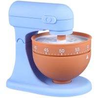 ✒❦ Countdown Timer Boiling Egg Baking Clock Manual Kitchen Abs Game Small Student Mechanical