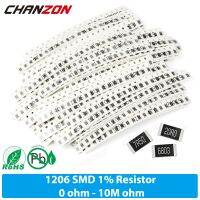 【YD】 1206 1  SMD Resistor 0 1 220 330 470 1K 4.7K 10K 20K 33K 43K 75K 82K Ohm 1/4W Resistance Assortment Set