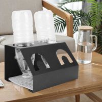 【CW】 Fashionable Dining Room Hole Drain Rack Soda Bottles Drainer Dry Storage Holder With Drainage