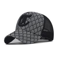 【Hot Sale】 Hat mens summer new outdoor trendy lattice letter baseball cap breathable sunshade plaid peaked fashion hat