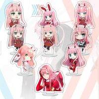 [AhQ ornaments] ญี่ปุ่นอะนิเมะที่รักใน FRANXX อะคริลิยืนรุ่นแผ่นเครื่องประดับ9ชิ้น/เซ็ตน่ารักศูนย์สอง02แอ็คชั่น Standee ตกแต่งโต๊ะ