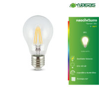 Nagas หลอดไฟ LED รุ่น Filament G60 Line Bulb 4 Watt WarmWhite ขั้ว E27 สไตล์ Vintage ประหยัดไฟ รับประกัน 1 ปี ( 1 หลอด )