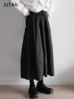 XITAO Skirt Casual Fashion Women Black Skirt