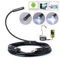 [OBD Club] Mini USB Endoscope กันน้ำ HD Borescope 6LED โทรศัพท์มือถือกล้องงูตรวจสอบสำหรับโทรศัพท์สมาร์ท PC 1M Soft Wire