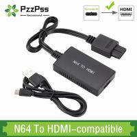 Pzzpss N64ไปยัง HDMI-เข้ากันได้ตัวแปลงวิดีโอความคมชัดสูงลิงค์สายสำหรับ Nintend N64 /Snes ปลั๊กแอนด์เพลย์ HD 1080P อะแดปเตอร์