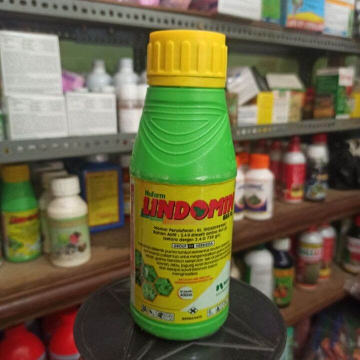 HERBISIDA LINDOMIN 865 SL 400 ML PENGENDALI GULMA BERDAUN LEBAR ...