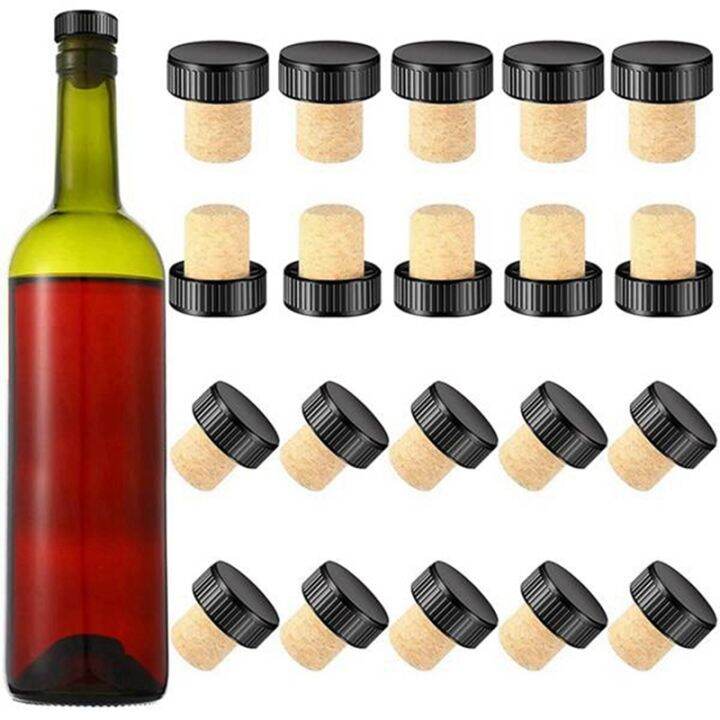 50pcs-cork-plugs-cork-stoppers-tasting-corks-t-shape-wine-corks-with-plastic-top-wooden-wine-bottle-stopper-bottle-plugs