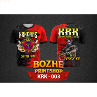 Customized (สต็อกเพียงพอ) Krkeans 2023 NEW Full Sublimation T-Shirt 3D Shirtคุณภาพสูง size:S-5XL