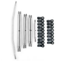 8Pcs Stainless Steel Chassis Link Rod Linkage &amp; Steering Rod Set for AXIAL RBX10 Ryft 1/10 RC Crawler Upgrade Parts