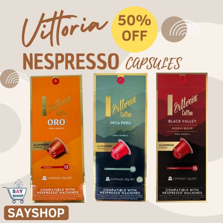 ใหม่-พร้อมส่ง-vittoria-nespresso-capsules-แคปซูลกาแฟ