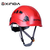 Xinda Professional Mountaineer Rock Climbing Helmet Safety Protect Outdoor Camping &amp; Hiking Riding Helmet Survival Kit