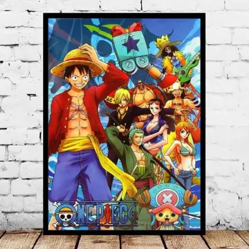 SHIYAN Anime ONE PIECE Wanted Poster Don Krieg Poster Decorative Painting  Canvas Wall Art Living Room Posters Bedroom Painting 24x36inch(60x90cm) :  : Home