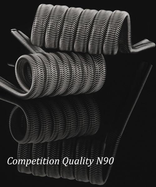 Handmade Nichrome 90 Coils 6 Competition N90 TriCore Fused Claptons Quality 