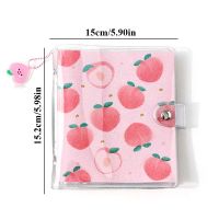 50/100 Pockets 5-inch Photocard Holder Shiny Transparent Fruit Peach Photo Album Cute Idol pictures Collect Book Album