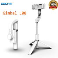 ESCAM L08 มือถือGImbal Stabilizer YouTubeวิดีโอVlogขาตั้งกล้องสำหรับAndroid IOSมาร์ทโฟน