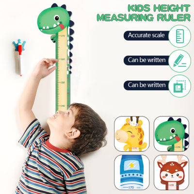 BETOP Children Height Stickers Self-adhesive Height Ruler Cartoon Animal Sticker Removable Height Measure Creative Wallpaper for Nursery