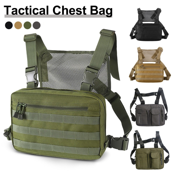 Chest Bag Tactical Chest Bag Antitheft Rig Bag Multifunctional Chest