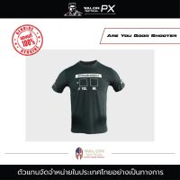 Valor PX - Good Shooter T-Shirt เสื้อยืดคอกลม สกรีนลายเท่ๆ ตลก เนื้อผ้านุ่ม ระบายอากาศได้ดี