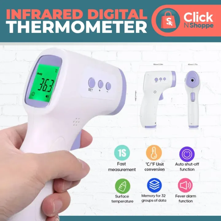 4k monitor Infrared Thermometer Digital Front NonContact Thermometer Baby Adults Body Accurate