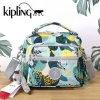 กระเป๋าถือหรือสะพายข้าง KIPLING Square Handbag &amp; Shoulder bag ขนาดกลาง วัสดุ Polyester 100%