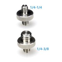 Double head screw 1/4 quot; Male to 1/4 quot; or 3/8 quot; Male Threaded Adapter 1/4 to 3/8 Inch Male Adapter for Tripod Camera