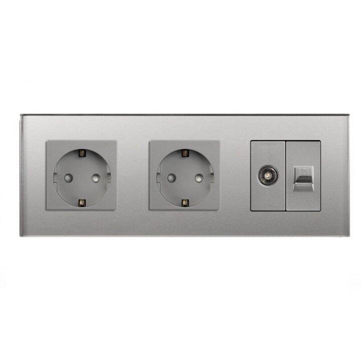 bingoelec-grey-cat6-rj45-socket-light-touch-switch-and-socket-with-crystal-glass-panel-home-improvement