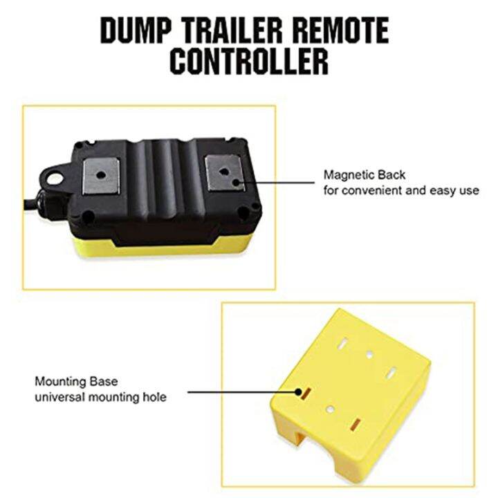 3-wire-dump-trailer-remote-control-switch-for-12v-dc-single-acting-hydraulic-pump-dump-trailer-for-lift-unloading