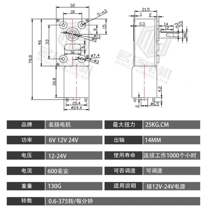 hot-sale-chexiuhua-มอเตอร์ลด-dc12v-zgy370มอเตอร์เกียร์เทอร์โบหนอน-dc-12v-1รอบต่อนาที2รอบต่อนาที-100รอบต่อนาทีตัวลดกระปุกเกียร์ไฟฟ้า200รอบต่อนาที