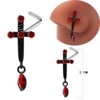 【HOT】ﺴ Punk Goth Stud Septum Piercing for Ear Studs Jewlery