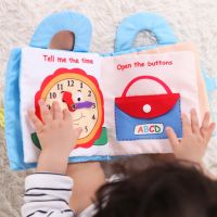 【jw】▧☄♘  Washable Baby Book Toddlers Sensory Busy Board Buckle Training Cognitive Drop Shipping