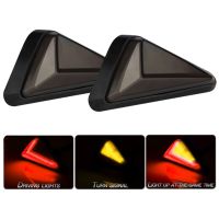 【CW】♗❐  2Pcs Motorcycle Mount Turn L-shape Indicator Lamp DRL Blinker Led Flashing Lights