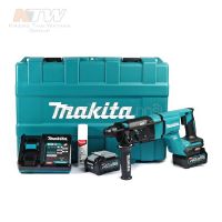 MAKITA สว่านโรตารี่ไร้สาย 40 โวลต์ ขนาด 28 มม.(1-1/8 นิ้ว) รุ่น HR007GM201 ใช้กับดอกสว่าน SDS-PLUS รวมแบตเตอรี่-แท่นชาร์จ ( M011-HR007GM201 )