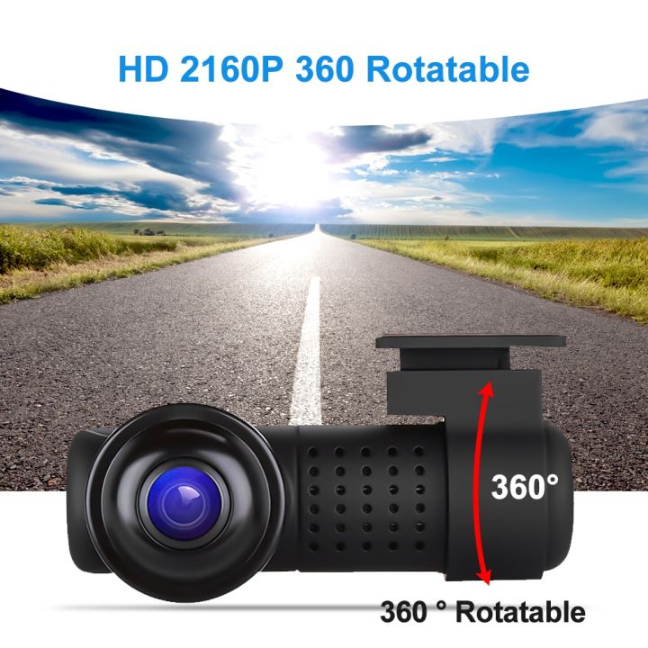 กล้องเชื่อมต่อไวไฟมือถือ-dvr-ติดรถยนต์4k-2160p-hd-360-พาโนรามาโซนี่เลนส์คู่-imx326เครื่องบันทึกวีดีโอจอถอยหลัง24ชั่วโมง