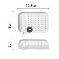 Soap Dish Box For Bathroom Soap Holder Container Portable Soap Holder Storage Soap Box Soap Box Drain Holder Soap Tray Newest Soap Dishes