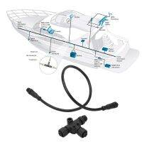 ตัวเชื่อมต่อแบบชาร์จไฟได้5พินสำหรับ NMEA สายแบ็คโบนแบบหยดน้ำ2000ความเร็วสูงสำหรับอุปกรณ์เสริมเครือข่ายทางทะเล