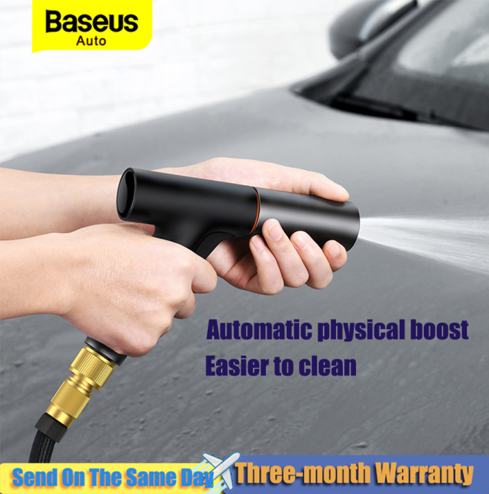 Baseus Car Water Gun High Pressure Spray Wash Gun Sprinkler Cleaner For