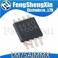 10pcs/lot  LM75AIMMX T00A TOOA MSOP-8 LM75A Digital Temperature Sensor IC