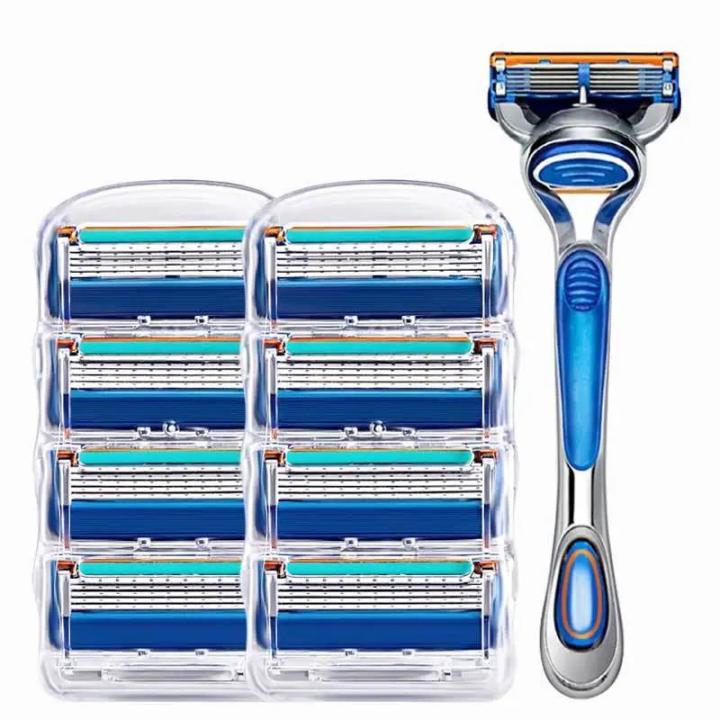 ใบมีดโกน-มีใบมีด-5-ชั้น-สำหรับสำหรับที่โกนหนวด-gillette-fusion-uk-16-ชิ้น