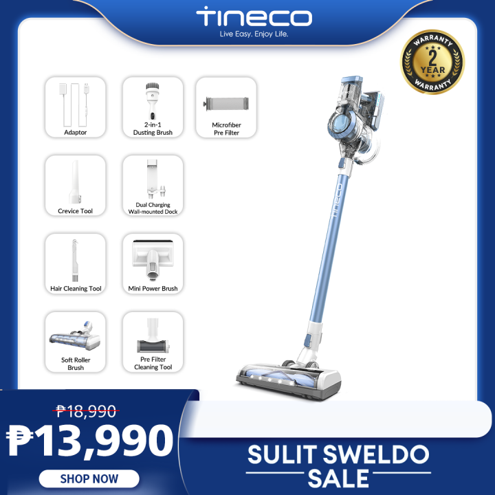 Tineco A11 Hero Cordless Lightweight Stick Vacuum Cleaner, 450W Motor