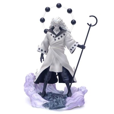 ZZOOI Naruto Shippuden GK Sage Of The Six Paths Model Uchiha Madara Anime Action Figure 28cm PVC Statue Collectible Kids Toys Gifts